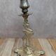 Antique brass candlestick heron – Orientalist Art Nouveau style