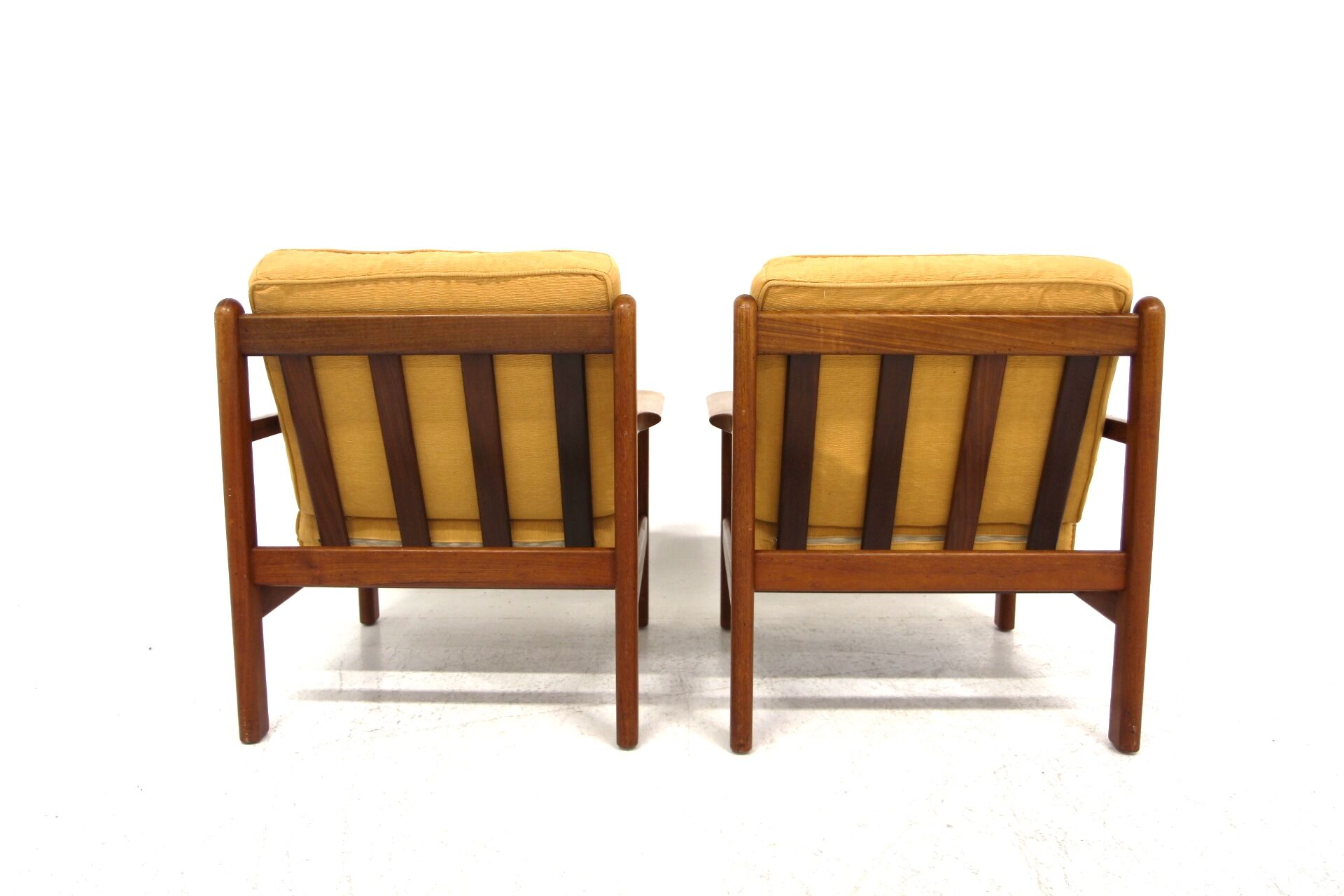 Set of 2 Scandinavian teak armchairs, Poul Volther, Gemla Möbler, Sweden, 1960