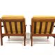 Set de 2 fauteuils scandinave en teck, Poul Volther, Gemla Möbler, Suède, 1960