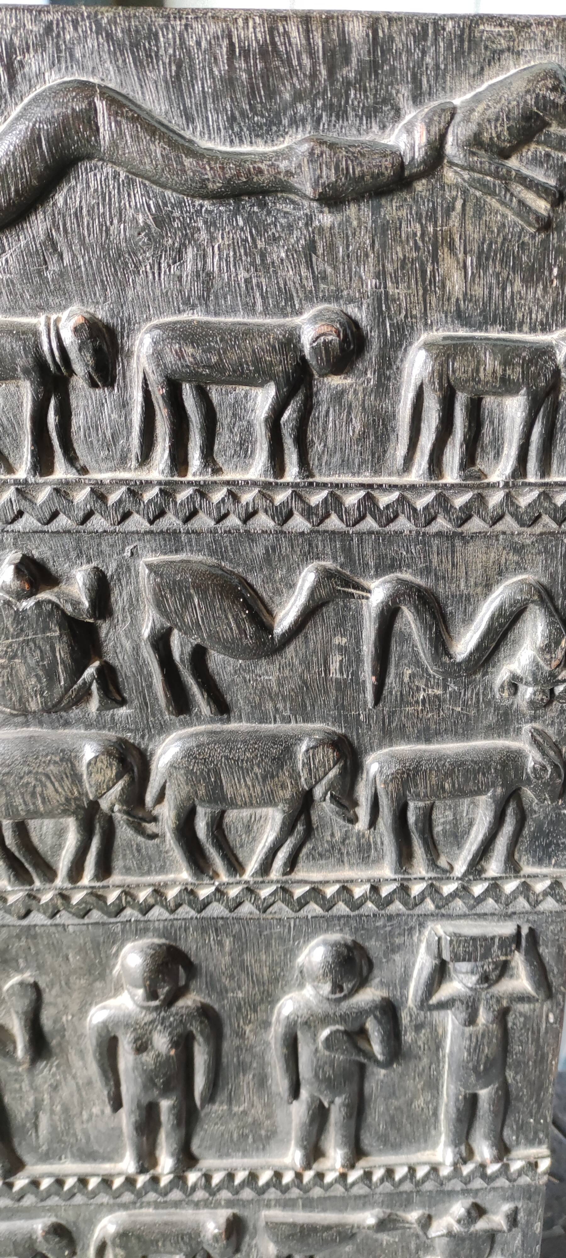 African door pair, ethnic panel
