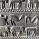 African door pair, ethnic panel