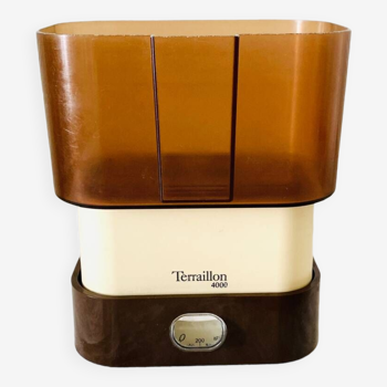 Balance de cuisine Terraillon 4000 vintage marron et crème