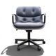 Charles Pollock – Executive Knoll office chair in black leather