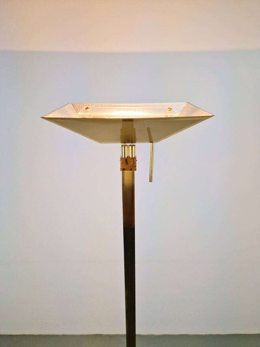 Vintage Brass Floor Lamp from Deknudt, 1970s