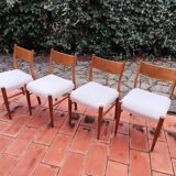Fristho franeker set of 4 vintage scandinavian chairs from the 1960s