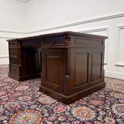 Ensemble de bureau anglais classique avec chaises de bureau
