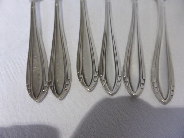 6 Fourchettes À Crustacés Ou Coquillages En Métal Argenté