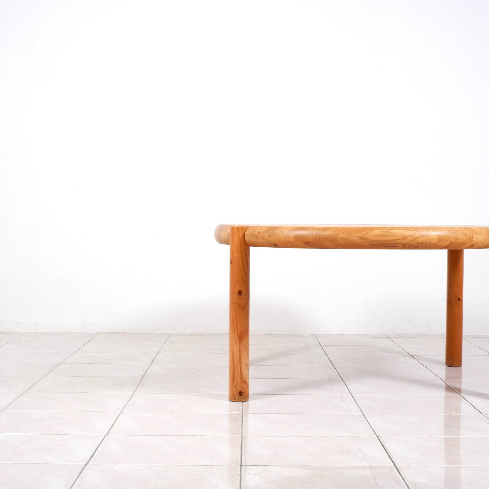 Large pinewood extendable dining table by Rainer Daumiller for Hirtshals Sa