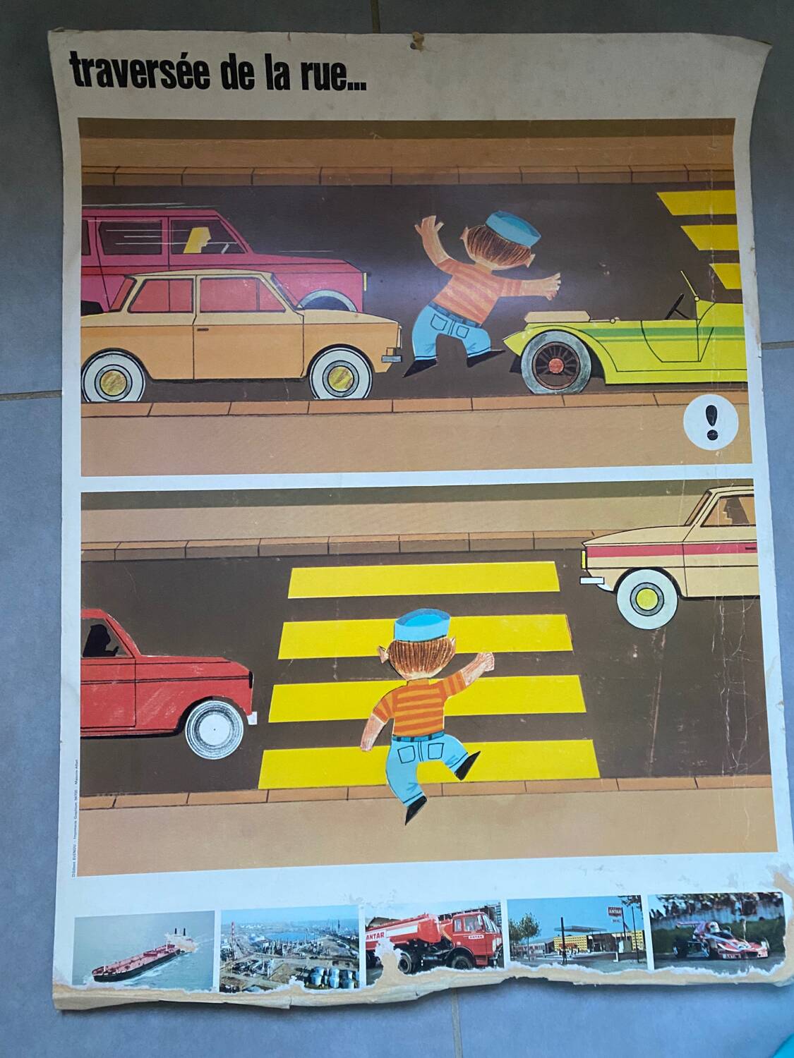 Lot de 16 affiches pédagogiques sur la sécurité routière