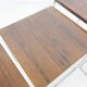 Mid-century rosewood and leather mimiset by Brabantia, The Netherlands 1950