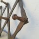 Wooden patères with braces