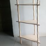 Old corner wall shelf turned wood