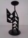 Brutalist Iron Cat Candleholder, Germany, 1960s
