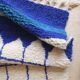 Contemporary Blue Rug - 264 x 180 cm