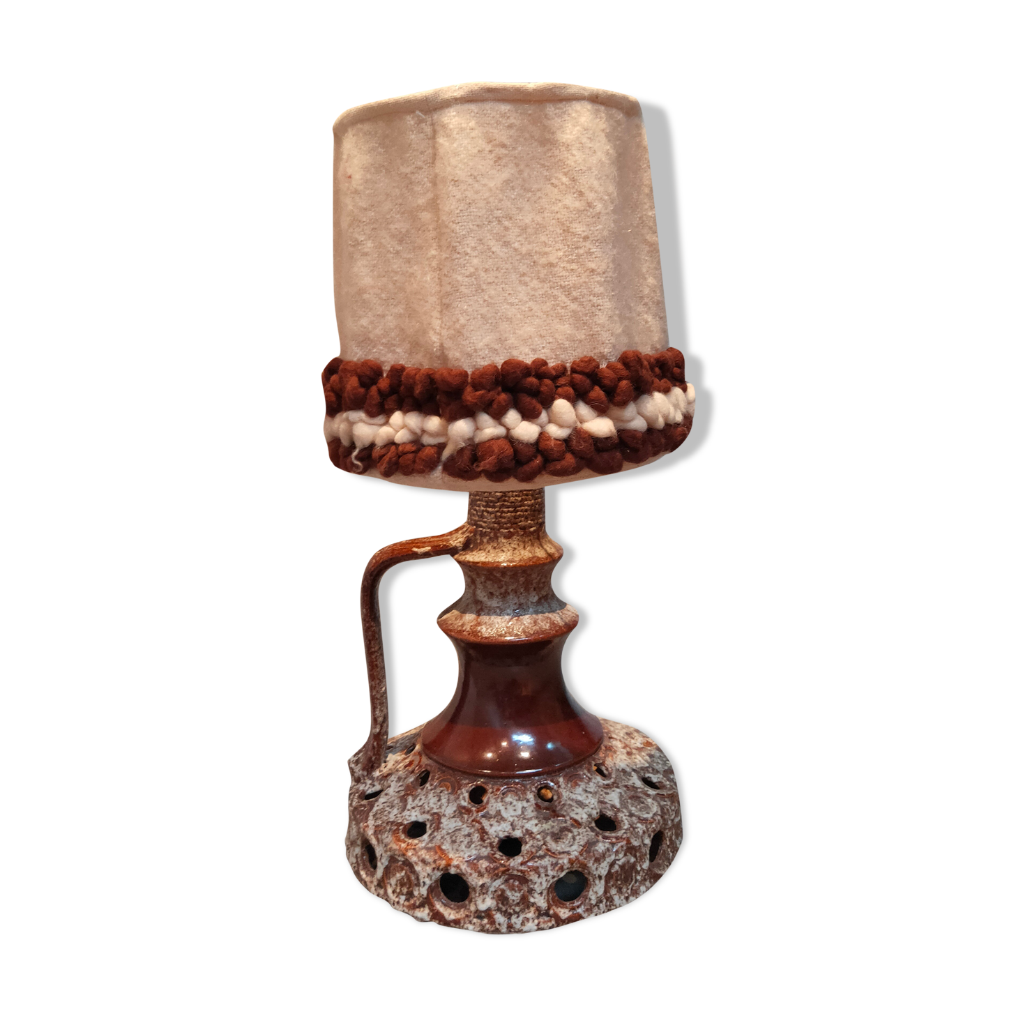 Vintage ceramic sun lamp