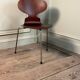 Arne Jacobsen for Fritz Hansen, "Ant" chair, model 3100, first version with three legs.