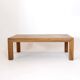 Bernard Buffat, table basse avec plateau en céramique, 1970s.