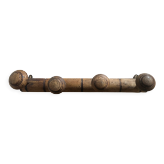 Porte manteau bois bambou