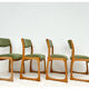 Set of 4 Self sled chairs