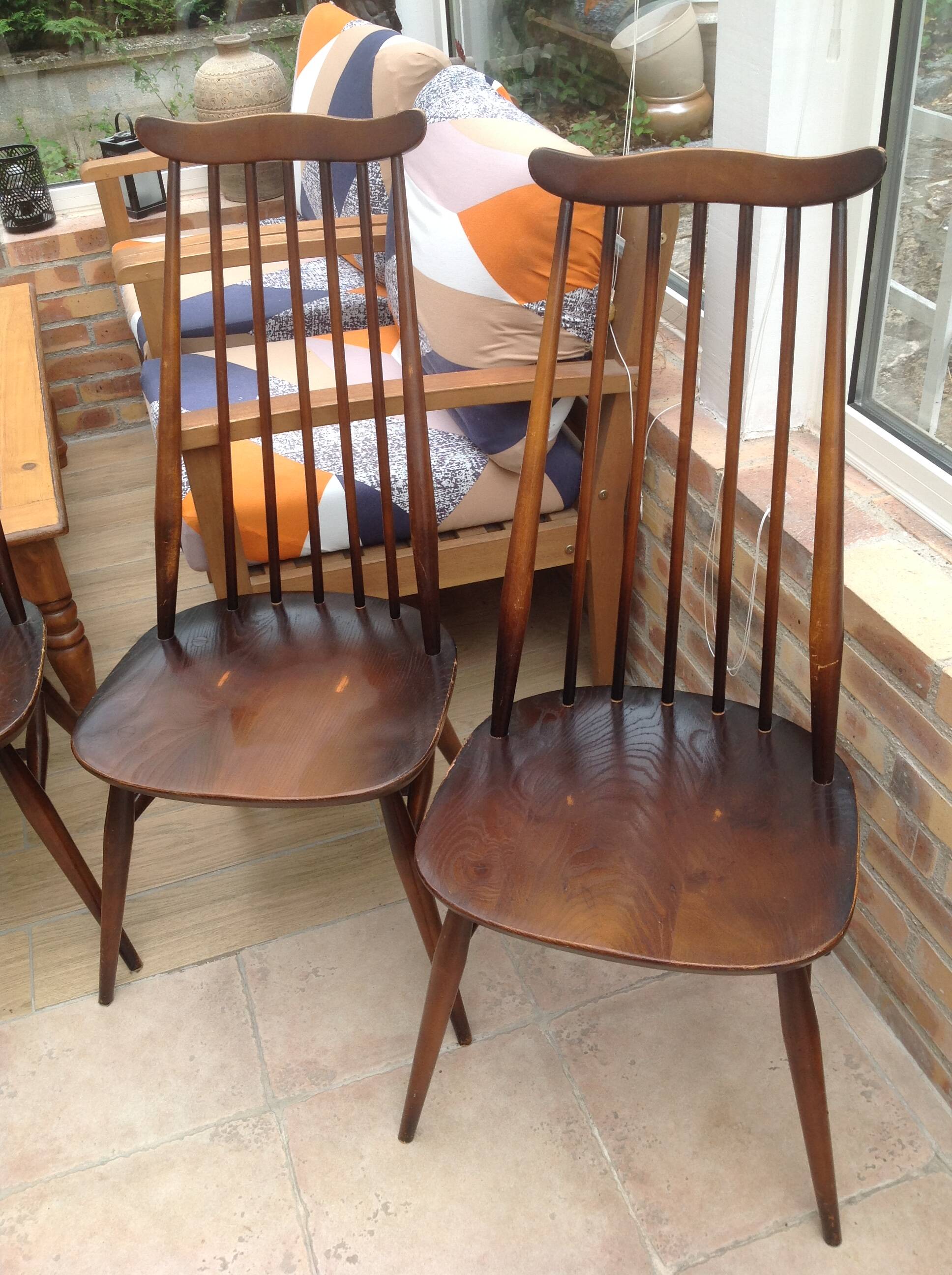 Vintage Ercol Goldsmith chairs