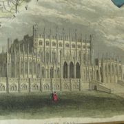 Old English engraving County Cheshire