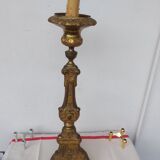 Pied de lampe en laiton