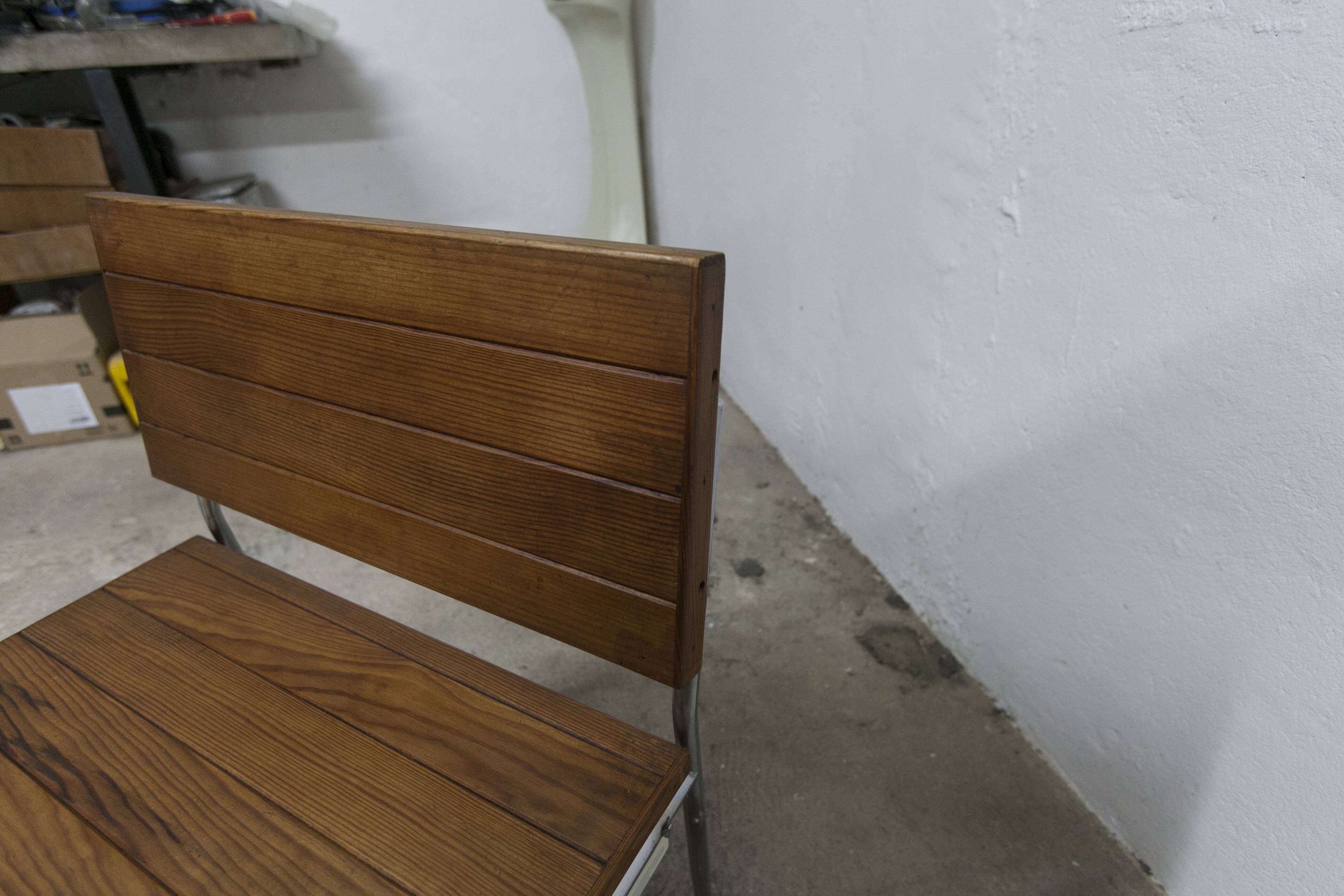 1970 wooden kitchen corner bench set