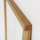 Miroir scandinave en chêne Fröseke par Nybrofabriken, Suède 1960
