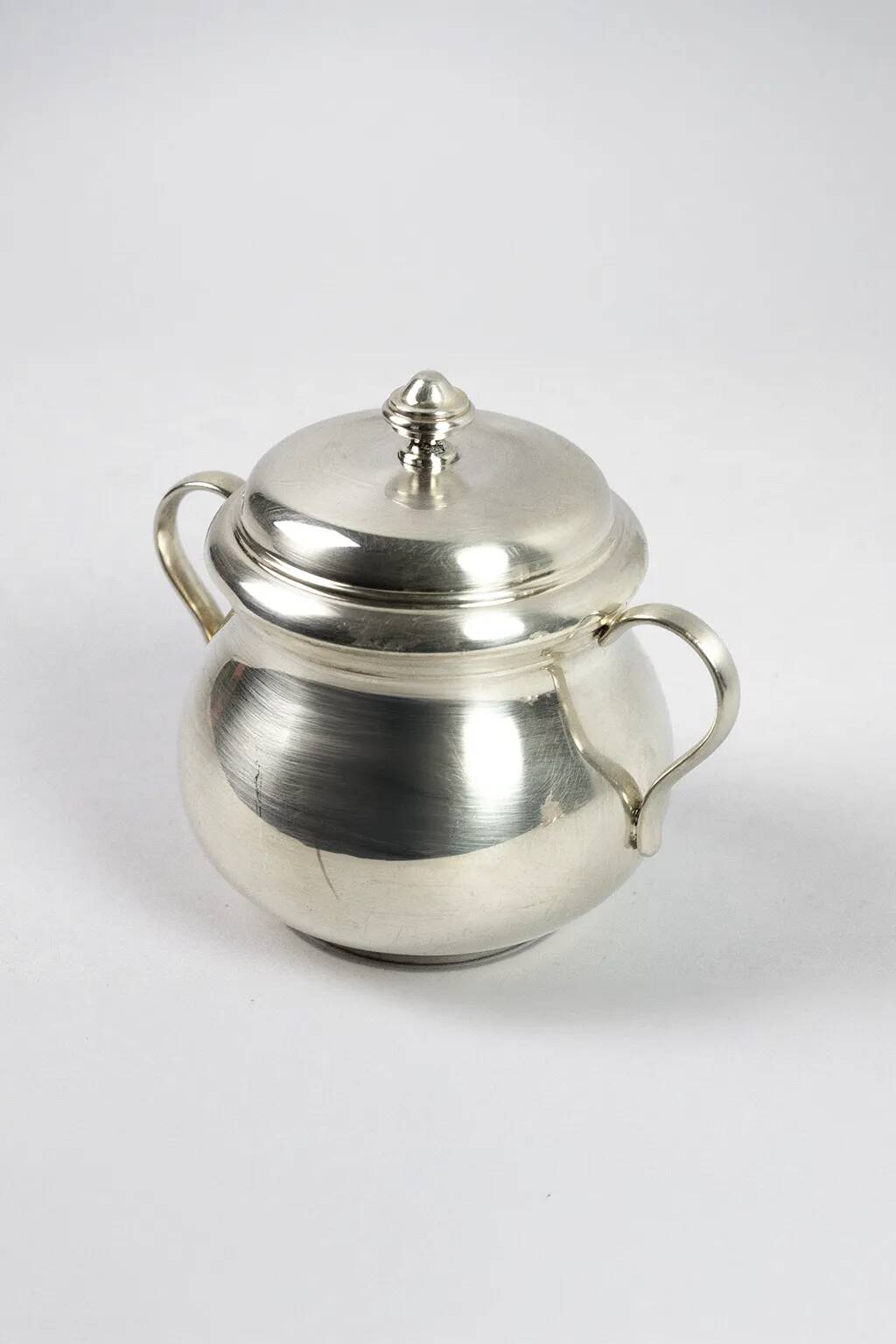 Christofle silver-plated sugar bowl – Bagatelle model (Gallia Collection)
