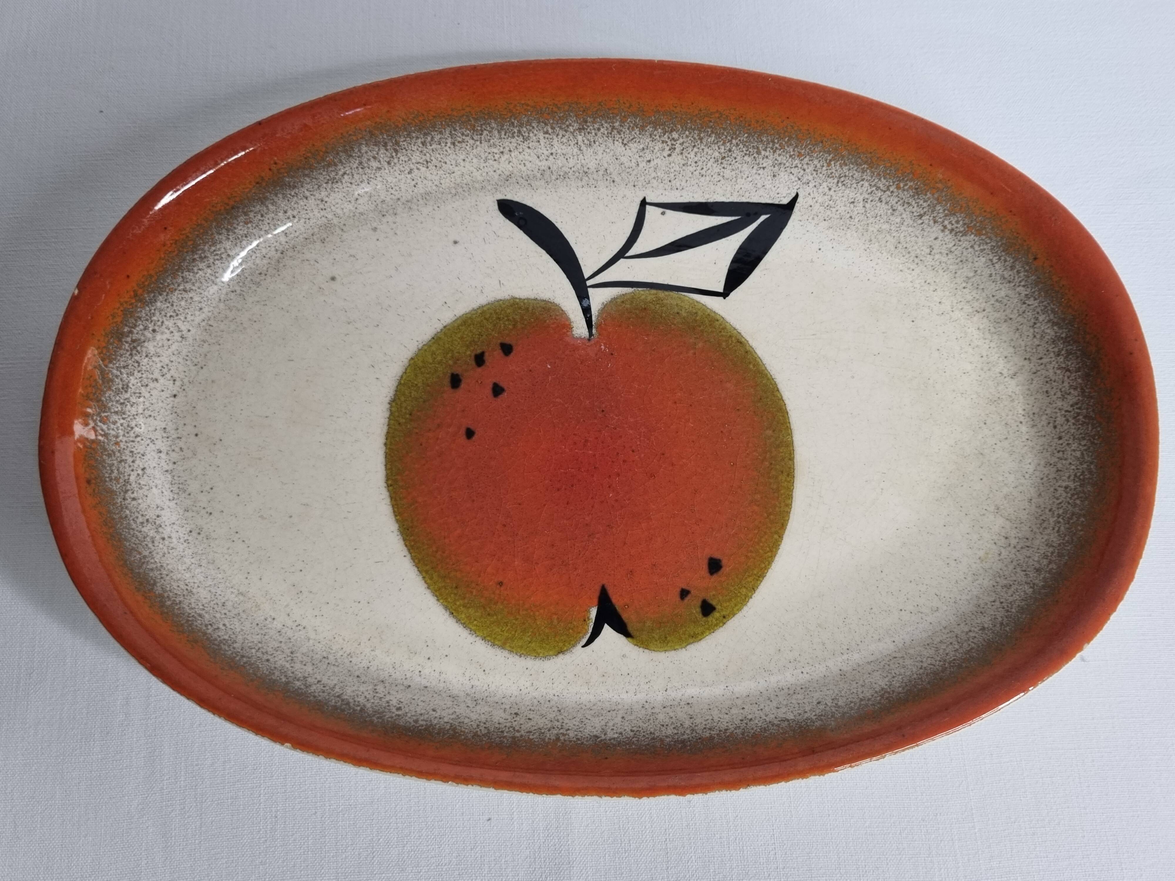 Vintage oval dish "Eva" Zell Harmersbach, Germany, 30 cm