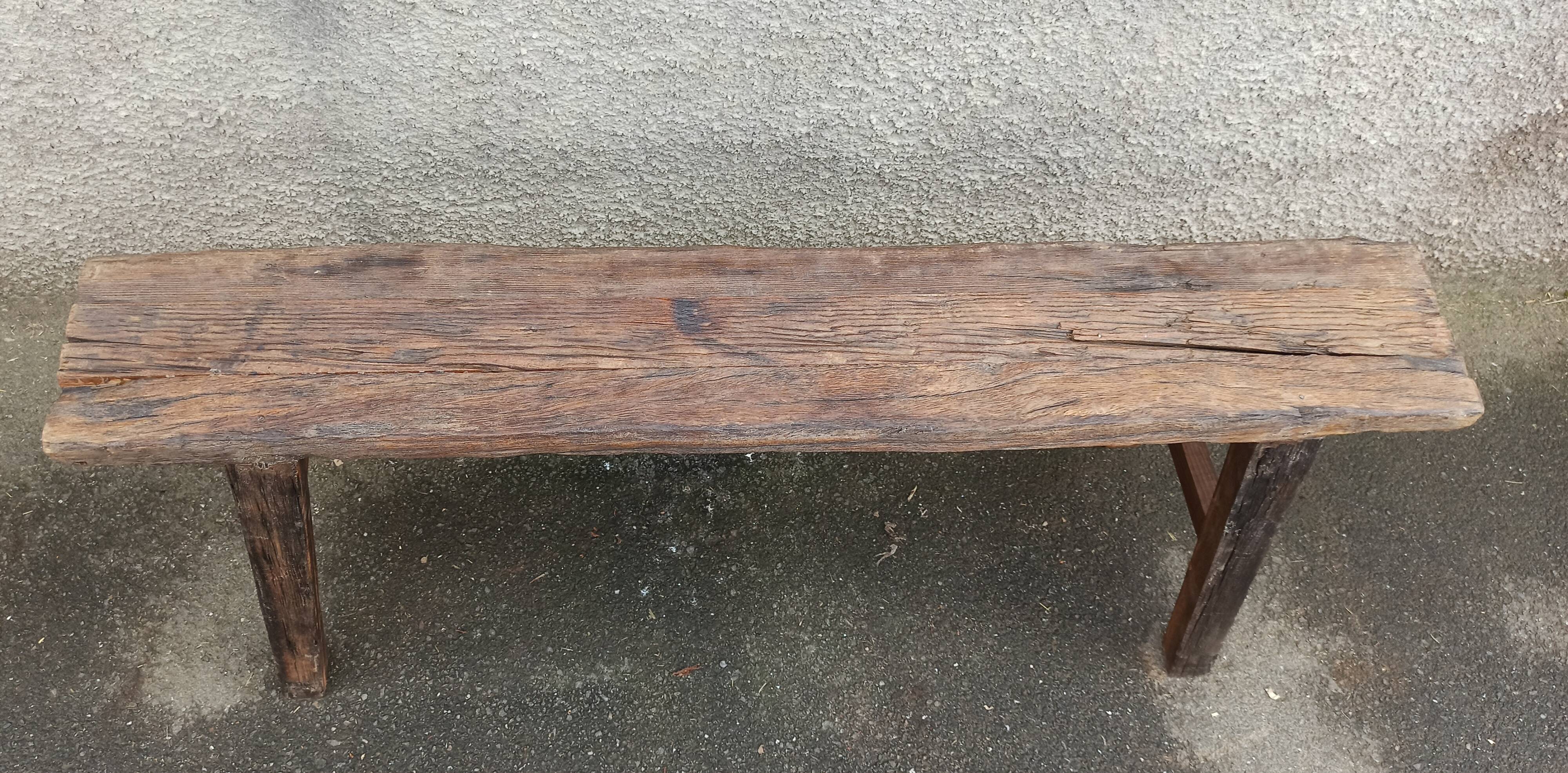 Old wooden bench
