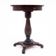 Table à fils ancienne, Europe du Nord, vers 1860. Après rénovation.
