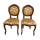 Duo medallion chairs
