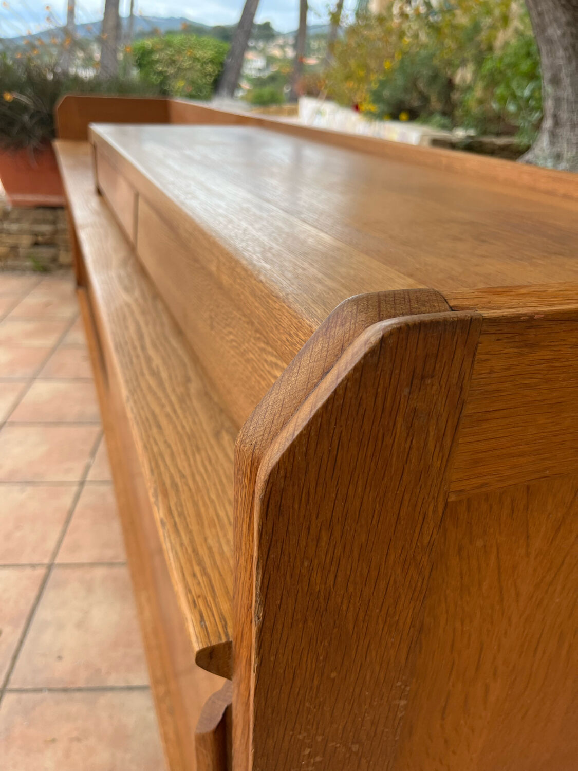 Guillerme and Chambron oak sideboard, 1950