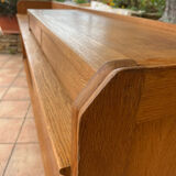 Guillerme and Chambron oak sideboard 1950