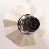 Art Deco cracked ceramic lamp