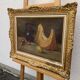 French School, Still Life with Gourd and Jug, Oil on Canvas Frame