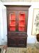 Buffet vitrine 2 corps vintage, vaisselier de ferme