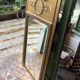 Ancient mirror trumeau 68x135cm