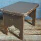 Mini-bench stool in old patinated solid wood