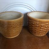 Vintage ceramic pot cover