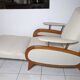 Transatlantic racing armchair, Art Deco period, modular and convertible into a daybed, 1930s