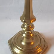 Antique bronze candlestick, 19th century, torch holder, candelabrum.