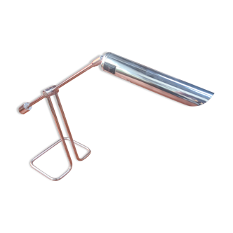 Ikea vintage metal chrome lamp with balencier 70s