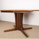 Table scandinave télescopique vintage teck