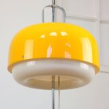 Space Age Yellow Medusa Floor Lamp by Luigi Massoni for Guzzini, 1970s