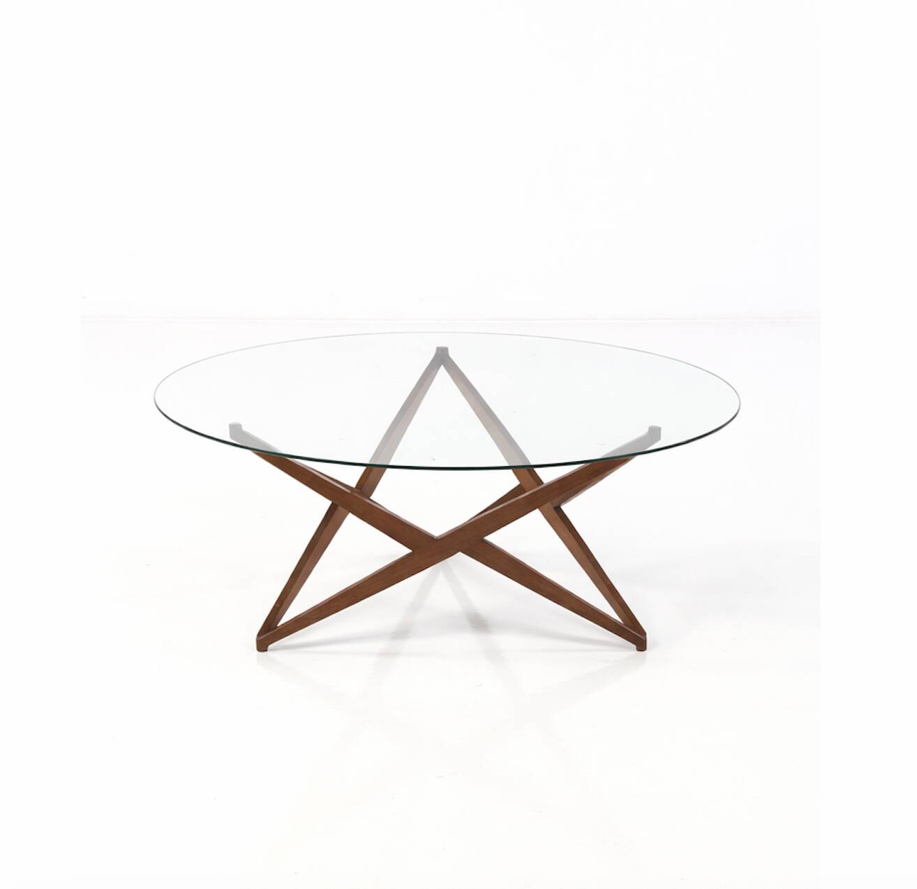Table basse piétement sculptural par Angelo Ostuni