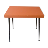 VINTAGE DESSERT TABLE - 70S - WOOD AND METAL