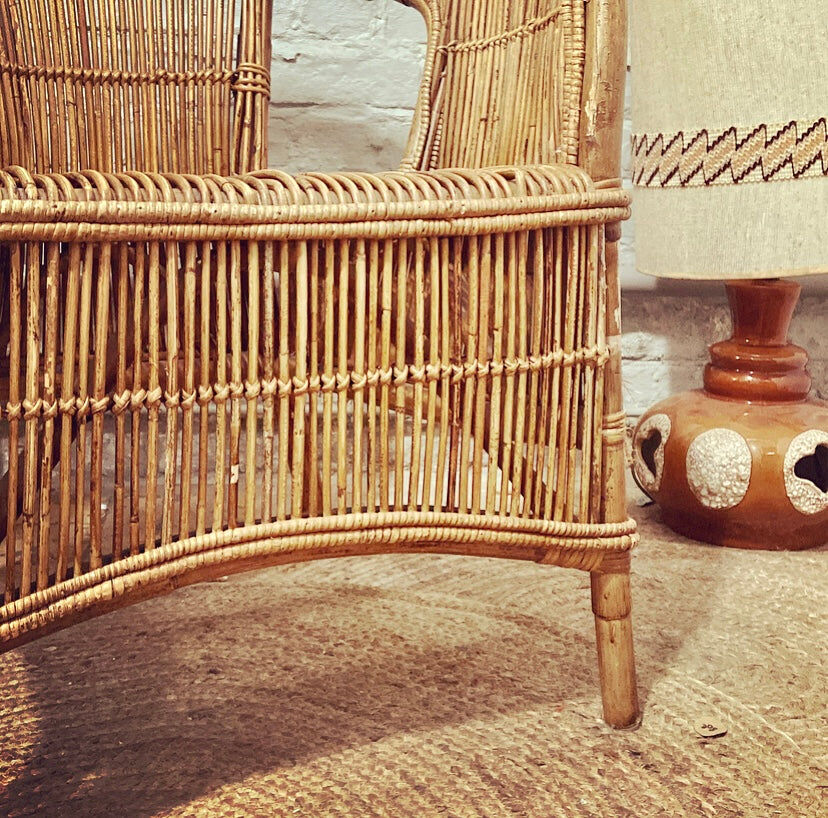 Rattan armchair
