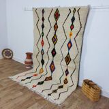 Handmade wool Berber rug 240 x 150 cm